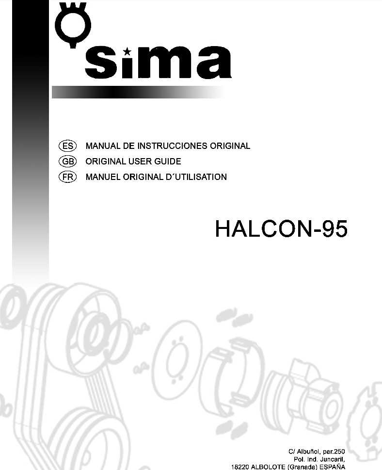 Užívateľská príručka HALCON 95