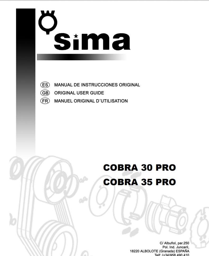 Užívateľská príručka Cobra 30 Pro